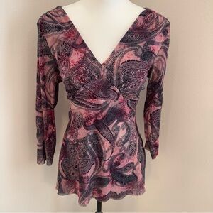 Johnny Heaven Babydoll Blouse Y2K Grunge L